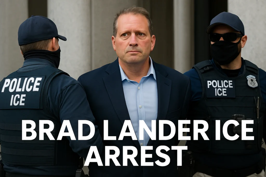 Brad lander ice arrest
