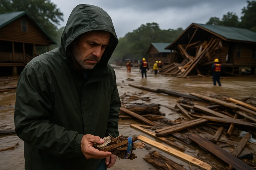 Banjir bandang camp mystic texas, ayah cari putri yang hilang
