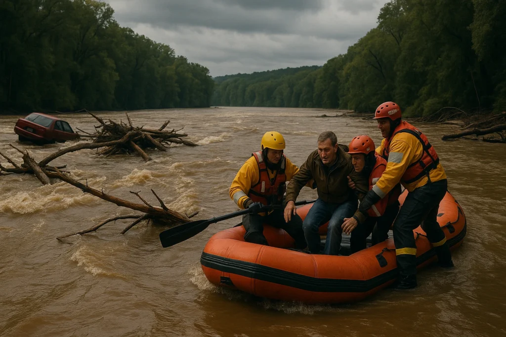 Banjir bandang terjang kerr county texas, respons pejabat disorot