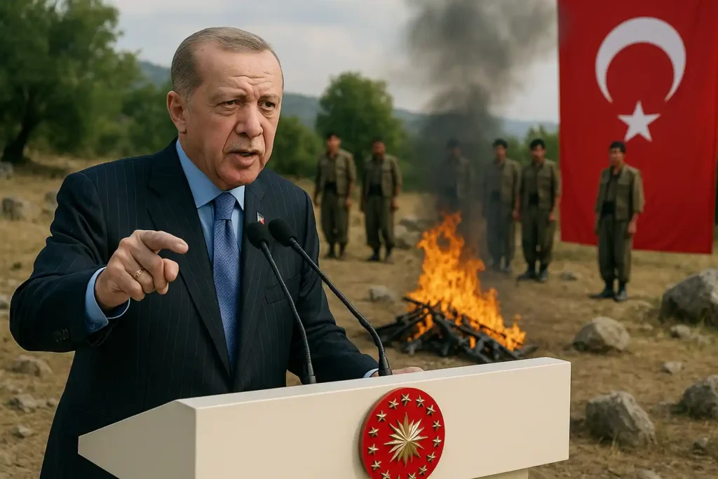 Disarmament pkk buka babak baru turki, erdogan optimistis