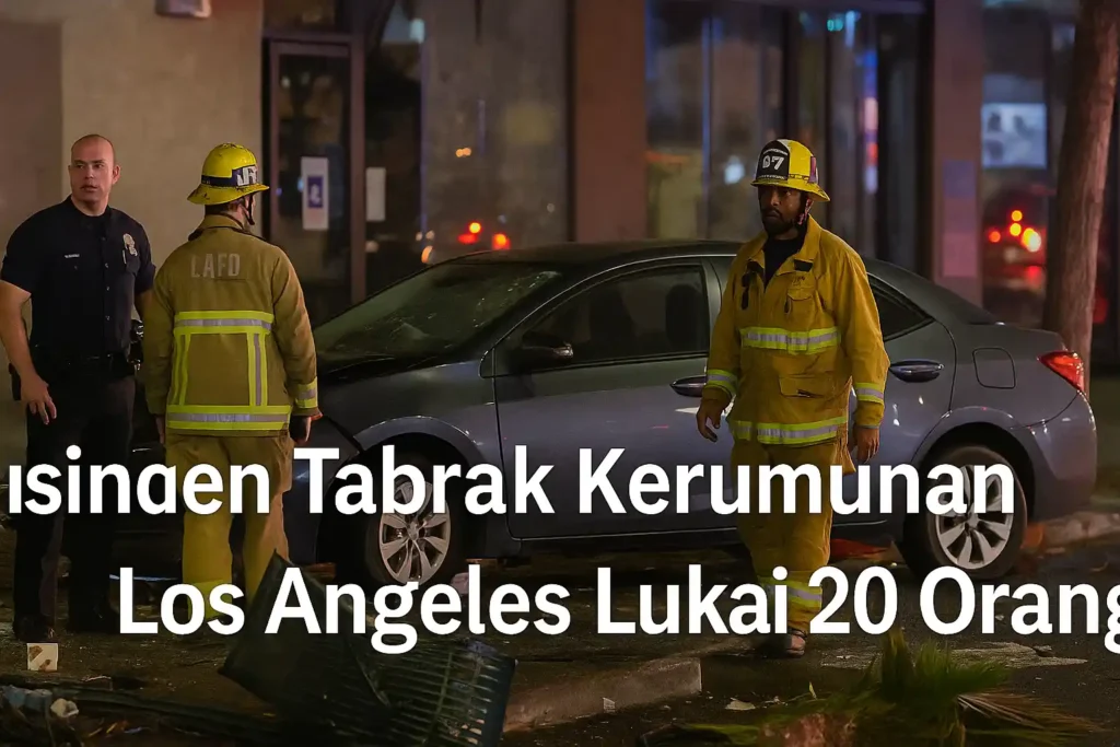 Insiden tabrak kerumunan los angeles