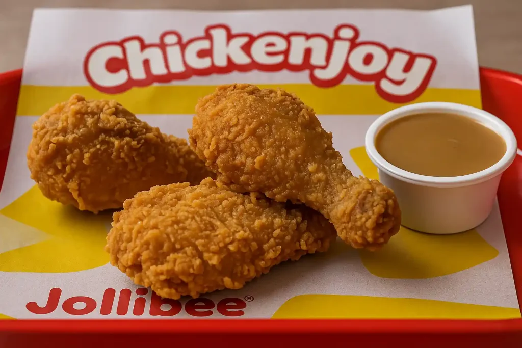 Jollibee chickenjoy dinobatkan sebagai ayam goreng fast food terbaik di amerika serikat oleh polling usa today 10best tahun 2025.