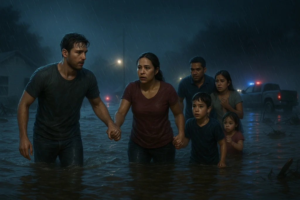 Pahlawan banjir texas, matthew crowder selamatkan keluarga eliashar