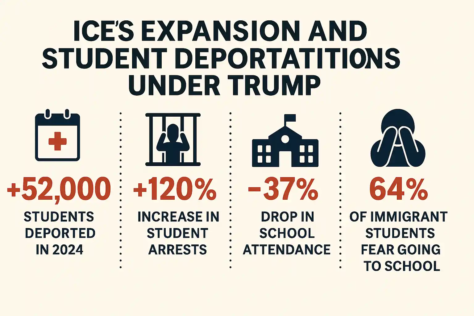 Trump didukung ice, deportasi pelajar asing meluas