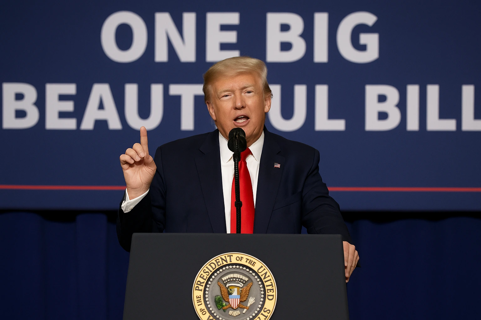 Big beautiful bill, trump dorong ruu pajak, apa itu big beautiful bill