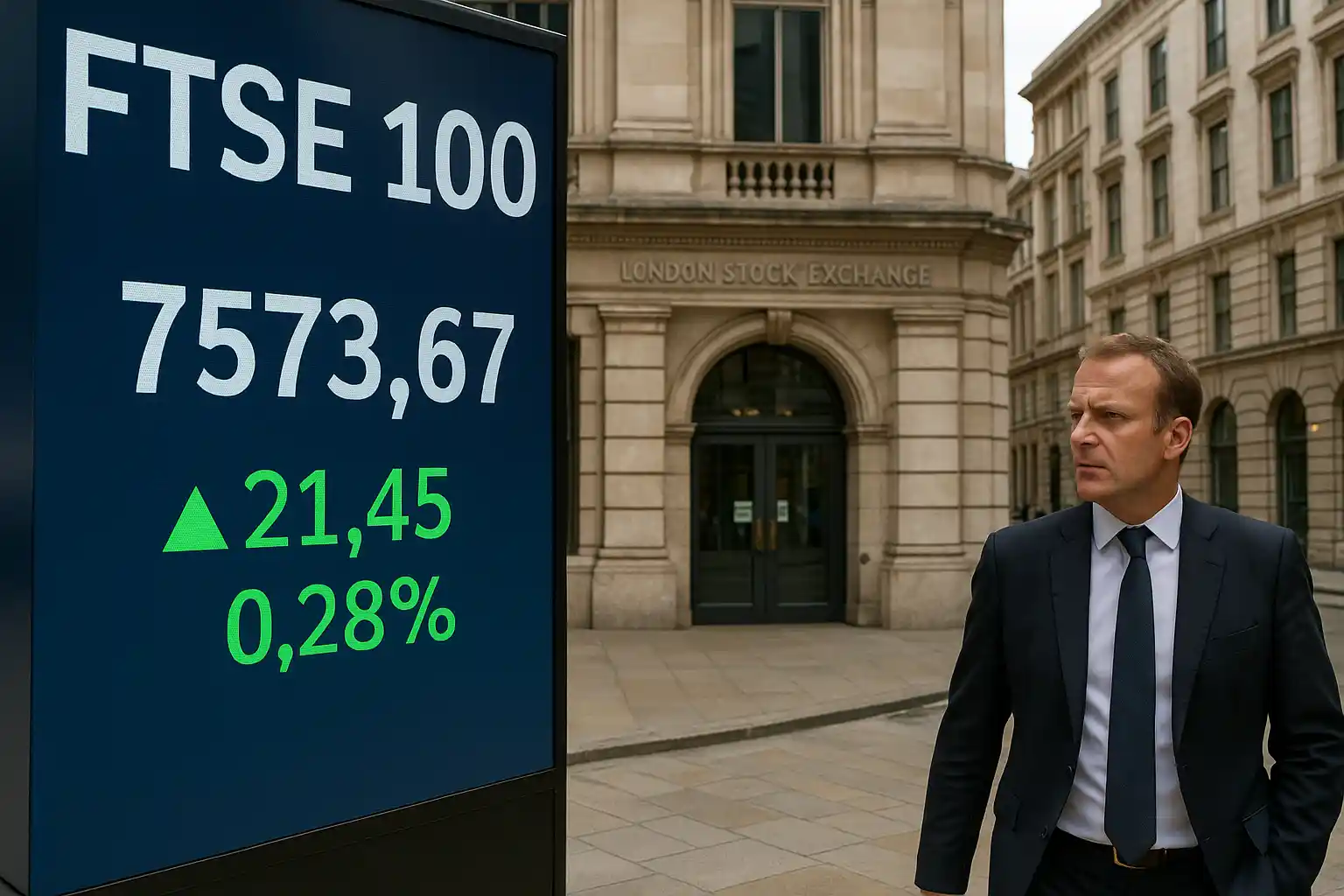 Ftse 100 stabil di tengah gejolak pasar global