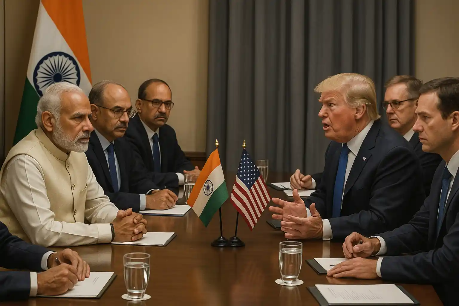 India-as tunda pertemuan dagang di tengah tarif trump