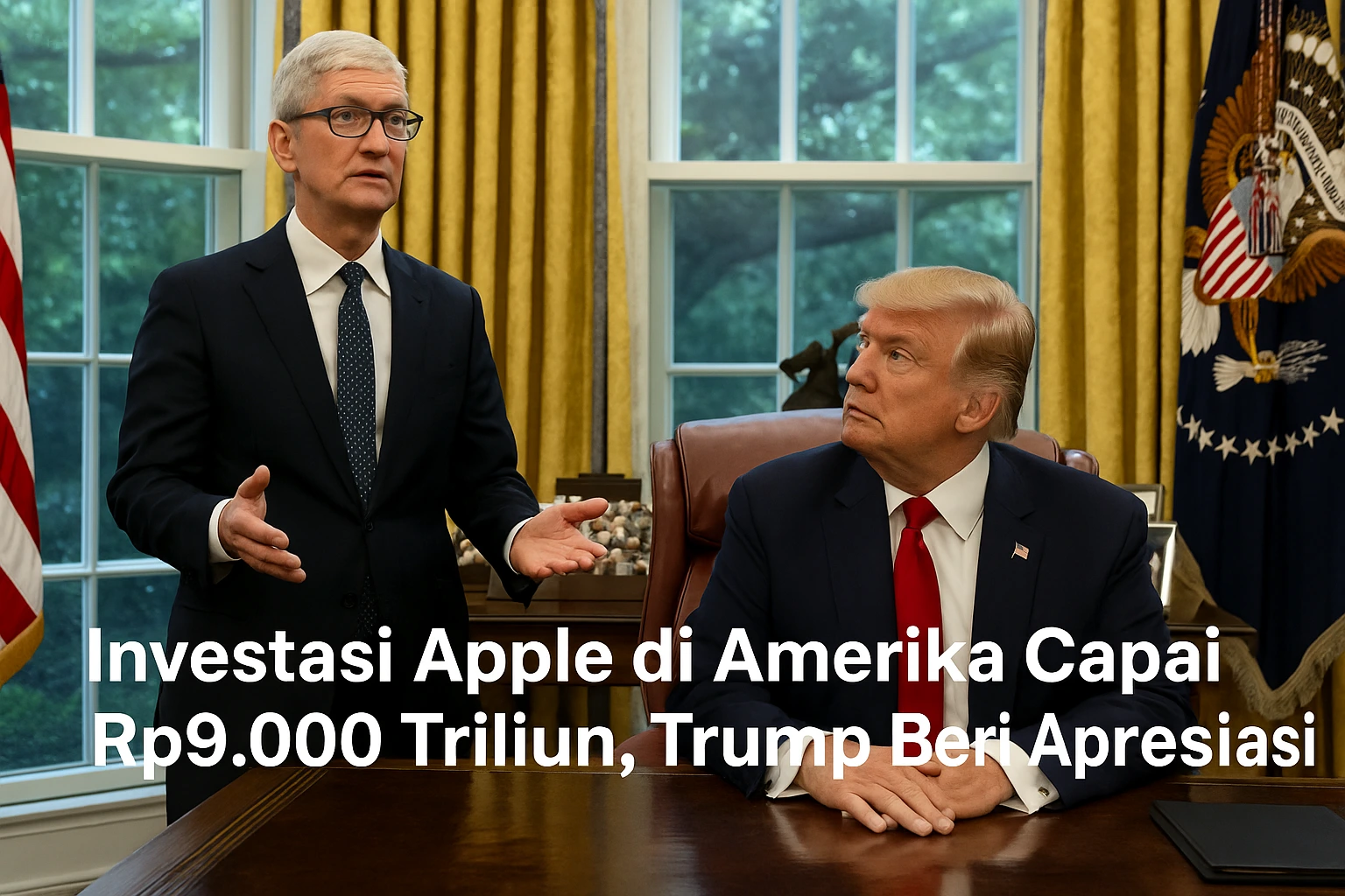 Investasi apple di amerika capai rp9. 000 triliun