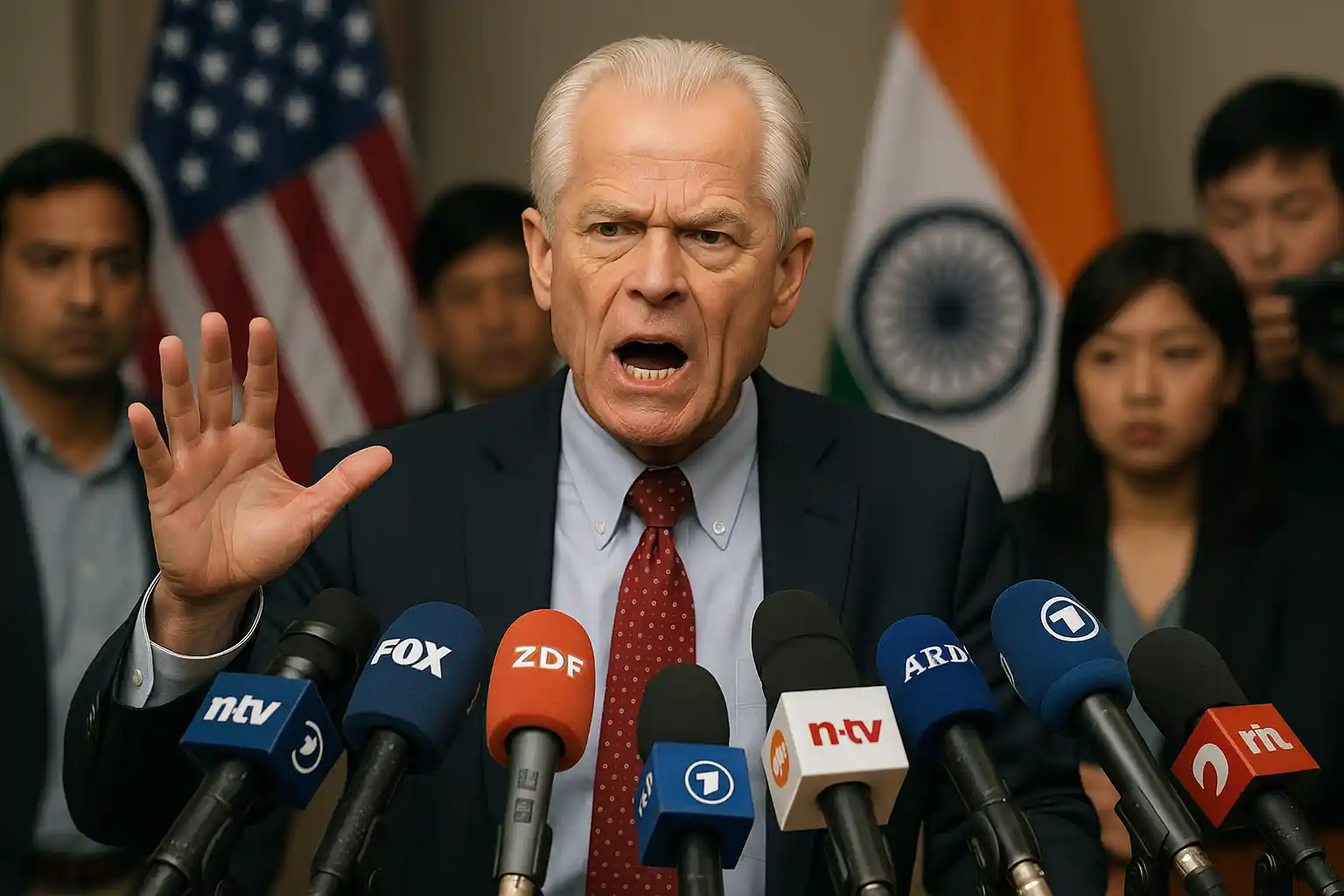 Navarro sebut india terlalu arogan soal minyak rusia