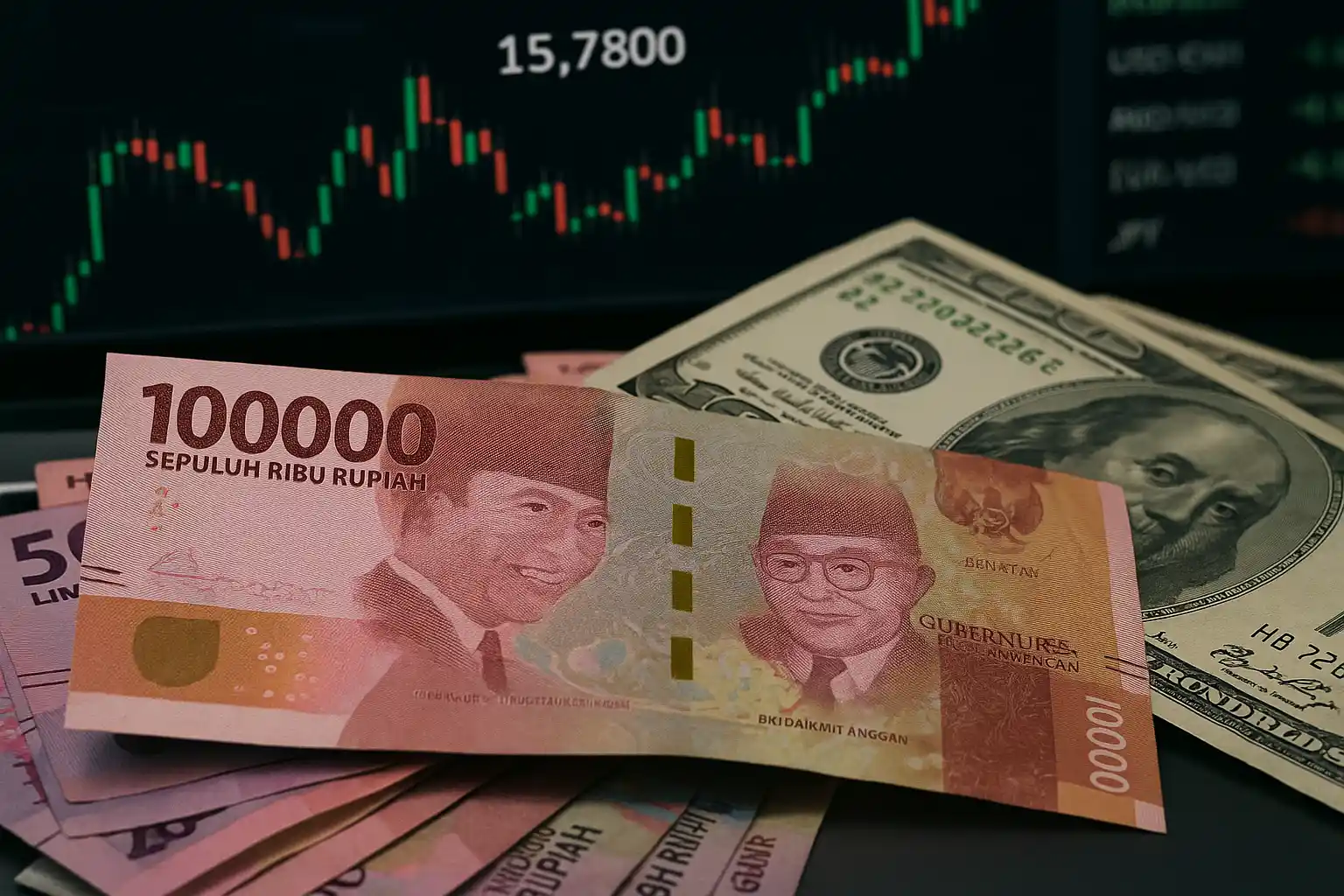 Nilai tukar rupiah melemah hadapi dolar as pada 15 agustus 2025