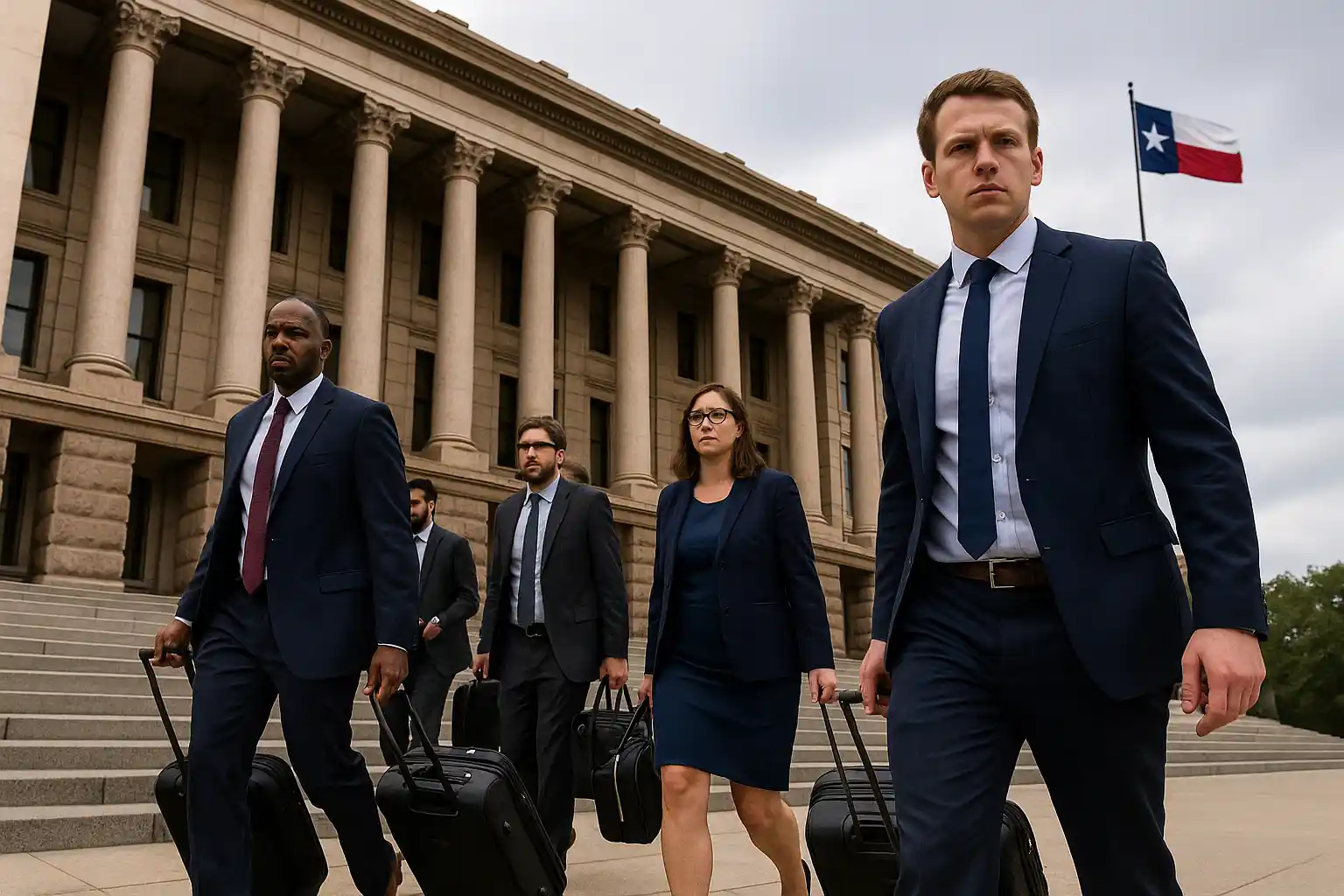 Texas demokrat kabur lawan peta pemilu kontroversial