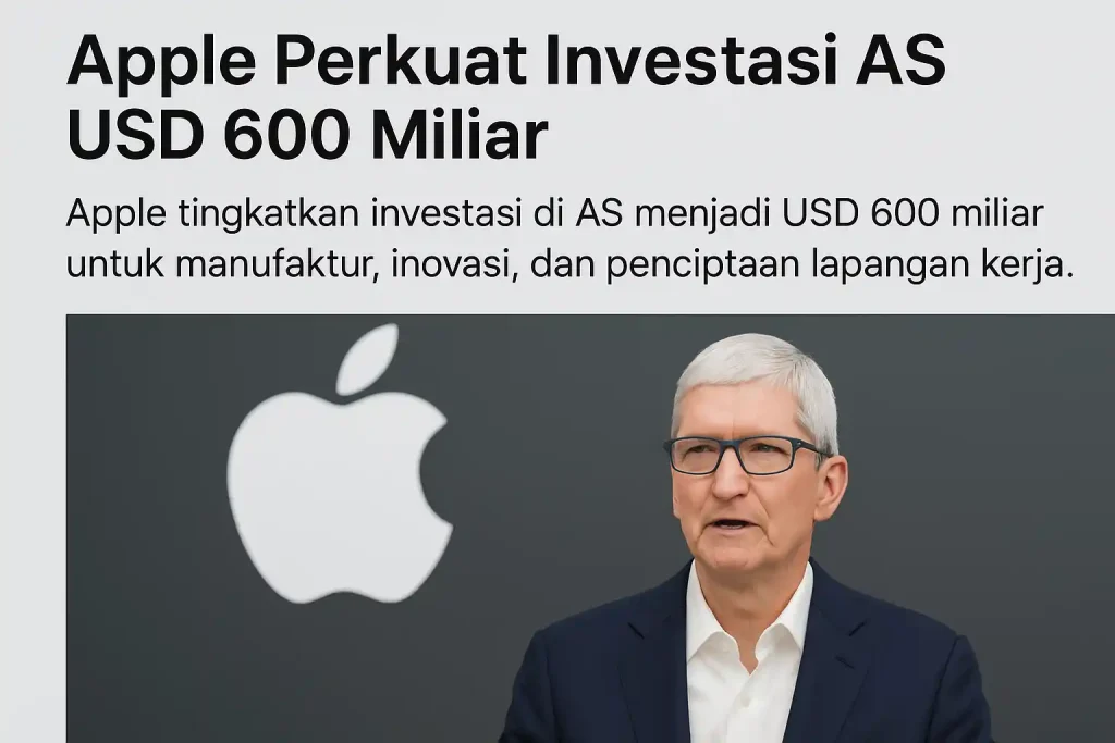Investasi apple as 600 miliar perkuat usd