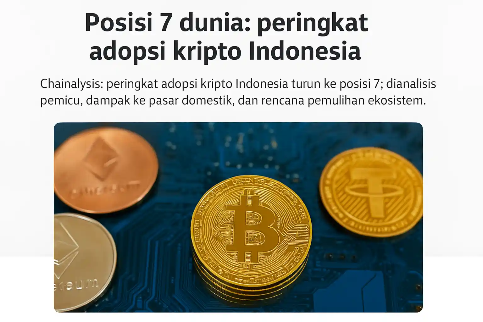 Peringkat adopsi kripto Indonesia, Posisi 7 dunia