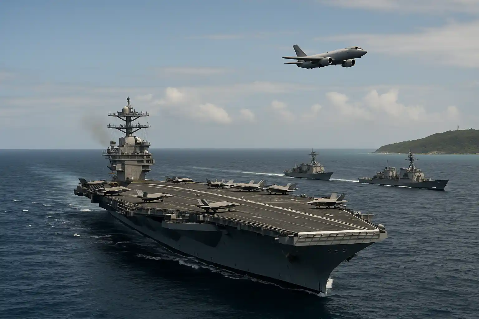 Pengerahan kapal induk as menggeliat di amerika latin