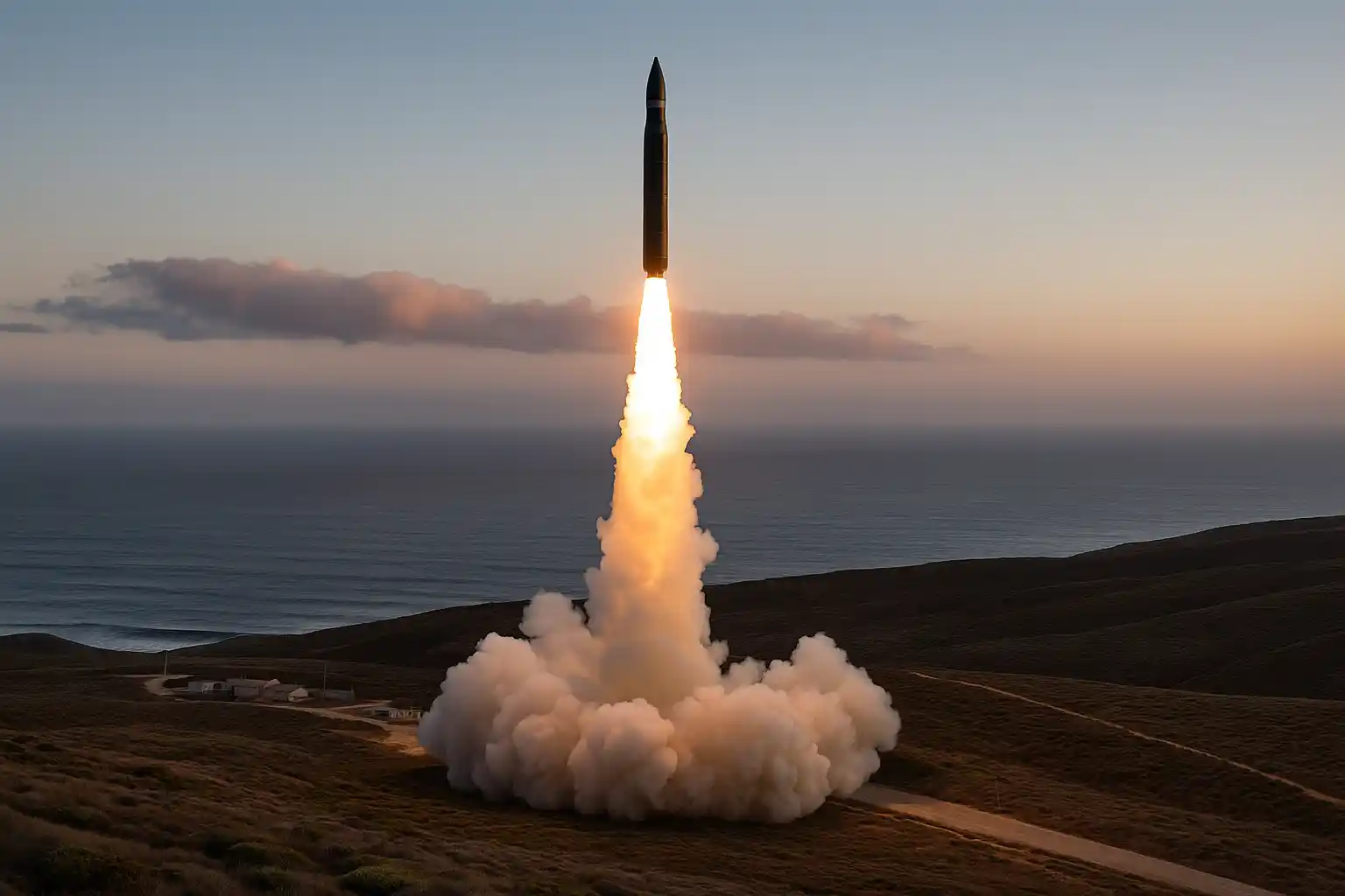 Peluncuran rudal minuteman iii amerika tanpa nuklir