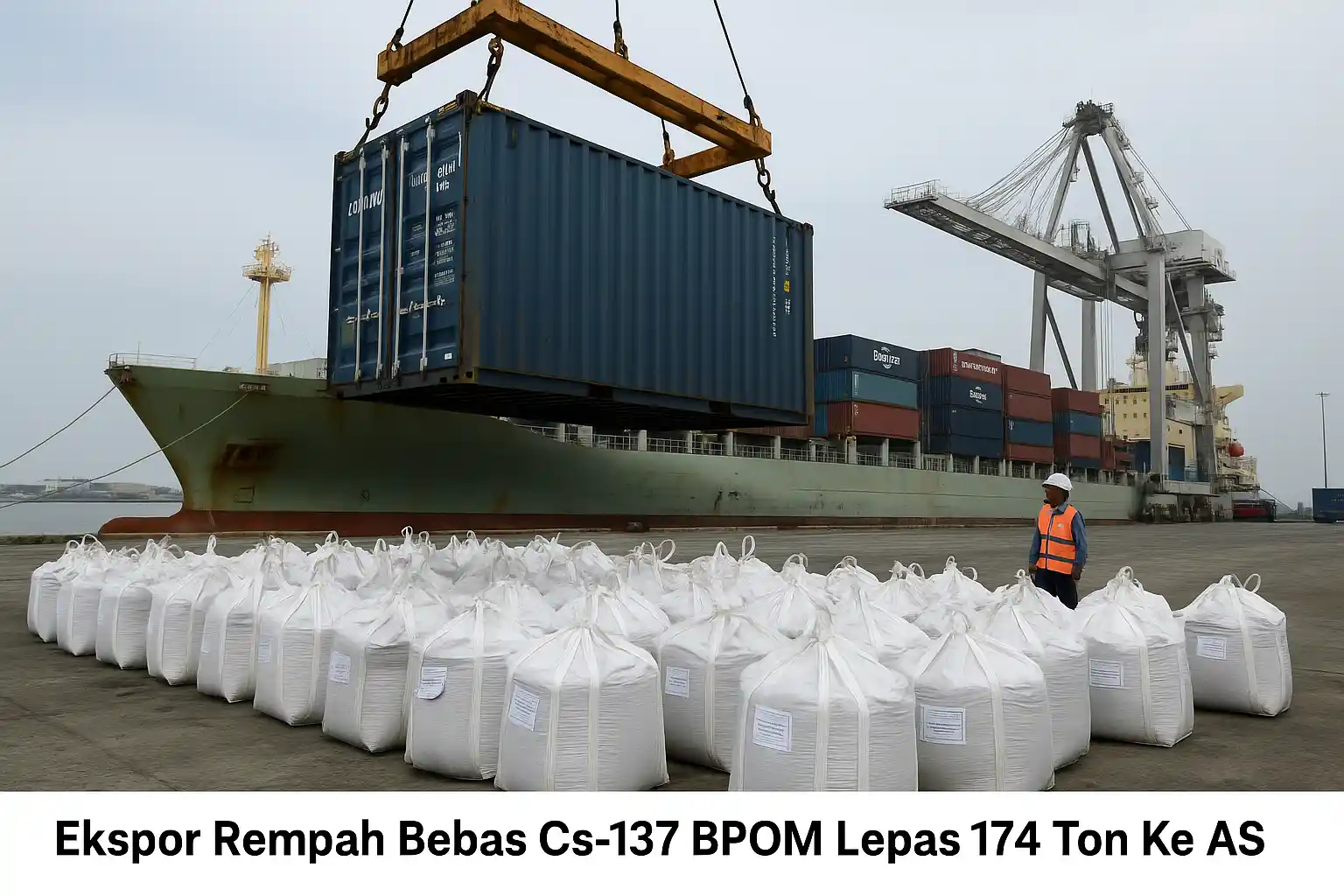 Ekspor rempah bebas cs-137 bpom lepas 174 ton ke as