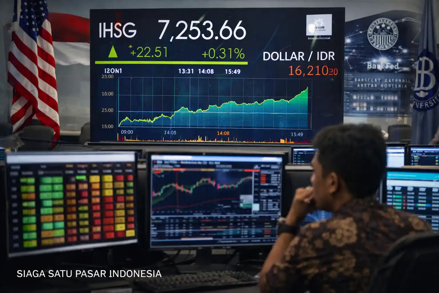 Siaga satu pasar indonesia menanti keputusan the fed